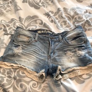 Machine brand Jean shorts